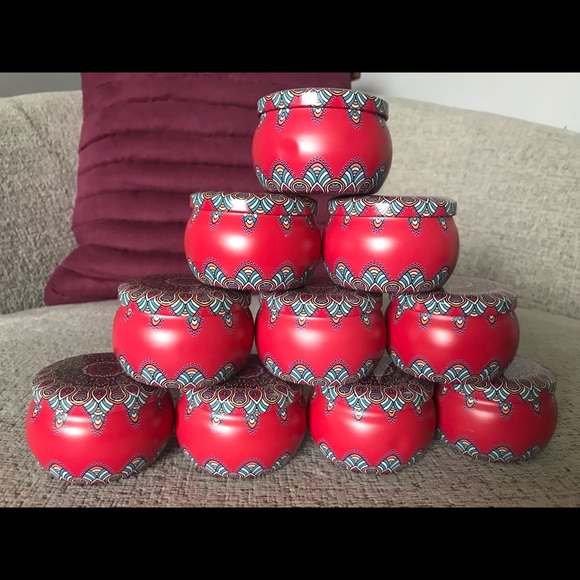 Decorative tin container - Picture 3 of 8